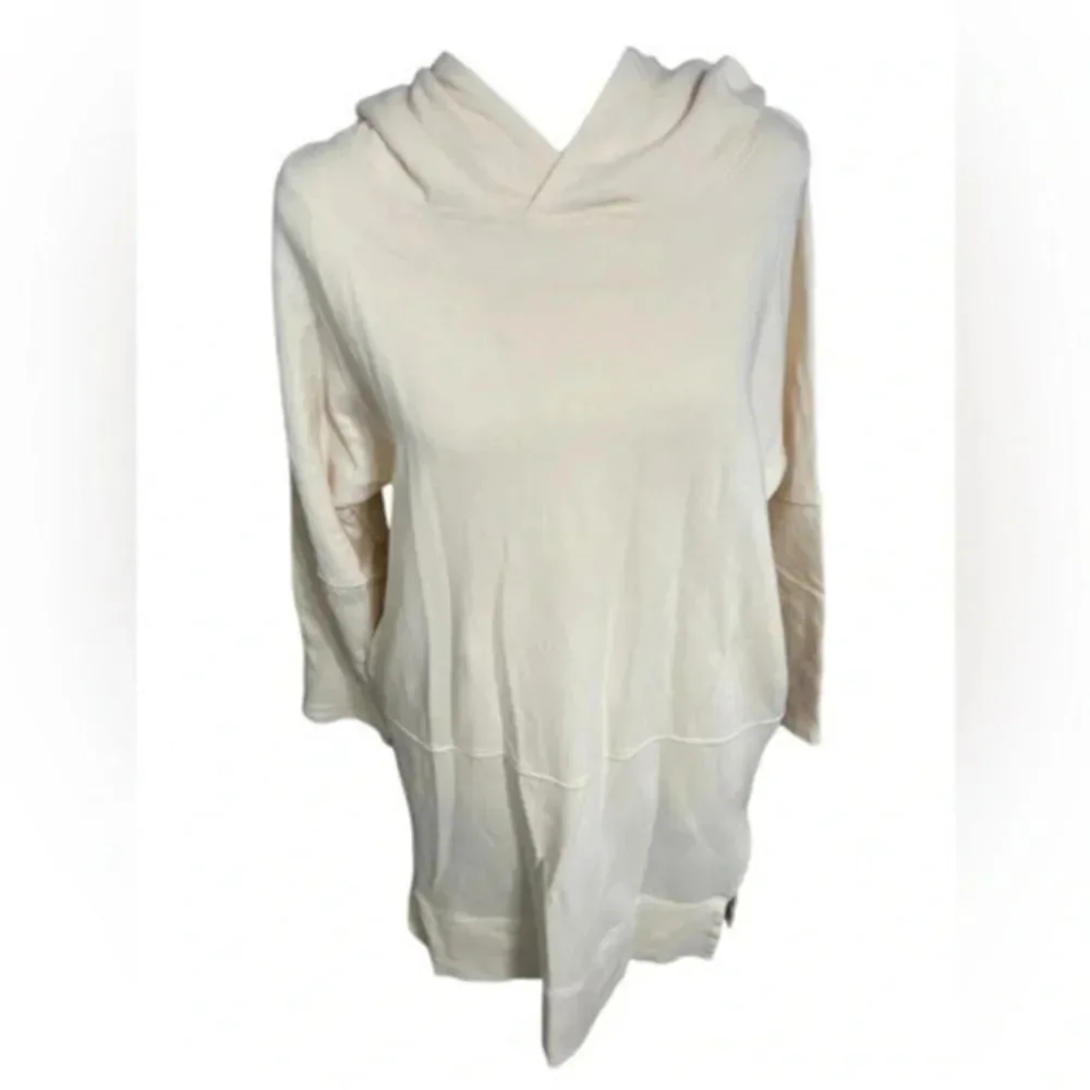 INTIMATELY free people small beach oversized hoodie cream